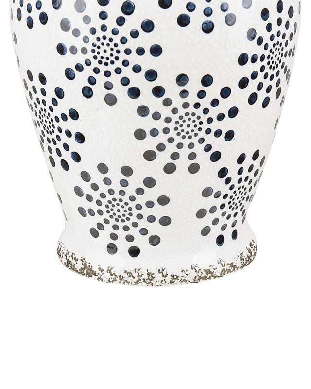 Nemea keramik vase til blomster, hvid, 1 stk.