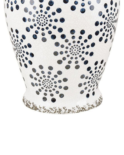 Nemea keramik vase til blomster, hvid, 1 stk.