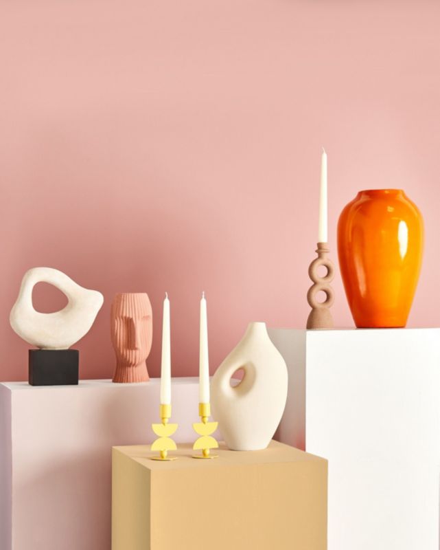 Pallini keramisk vase i ferskenfarve, 1 stk.