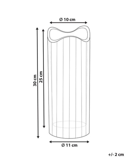 Perdiki vase til blomster i rosa glas, 1 stk.