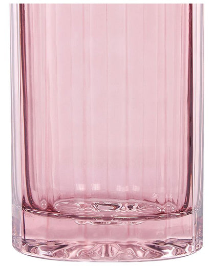 Perdiki vase til blomster i rosa glas, 1 stk.