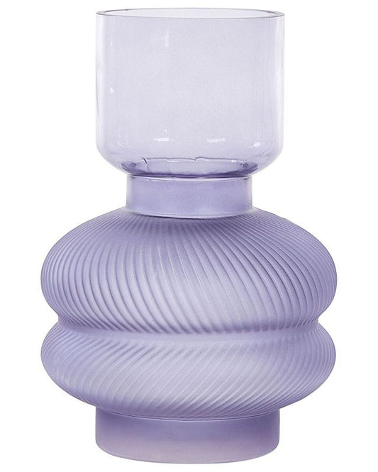 Rodia vase til blomster i lilla glas, 1 stk.