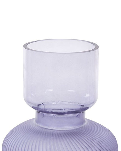 Rodia vase til blomster i lilla glas, 1 stk.