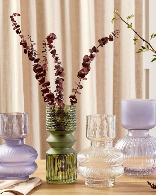 Rodia glasvase til blomster, transparent, 1 stk.