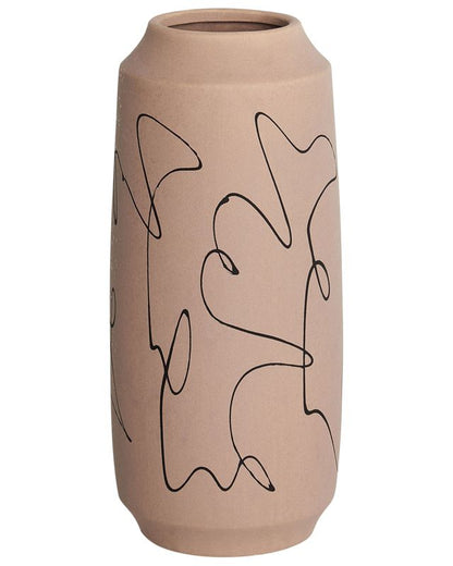 Sunfish keramik vase i sandfarve, 1 stk.