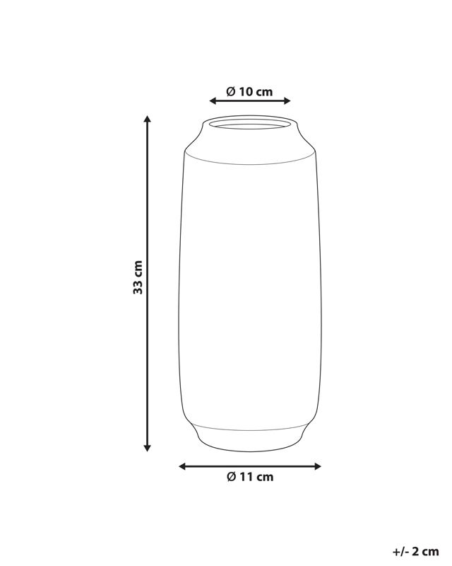 Sunfish keramik vase i sandfarve, 1 stk.