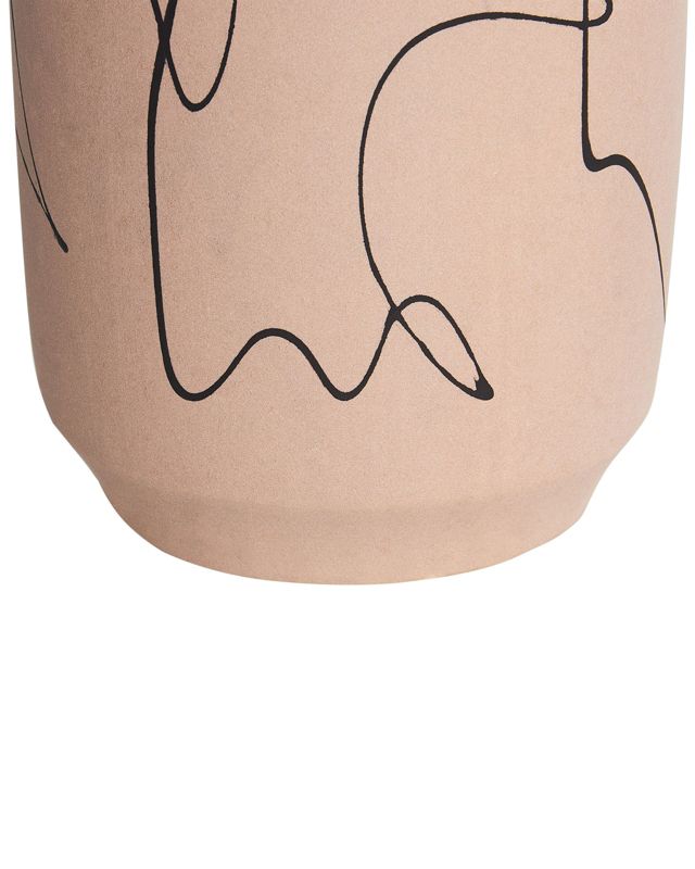 Sunfish keramik vase i sandfarve, 1 stk.