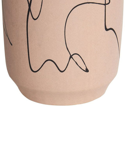 Sunfish keramik vase i sandfarve, 1 stk.