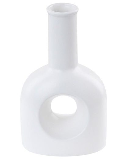 Thebes keramisk vase til blomster, hvid, 1 stk.