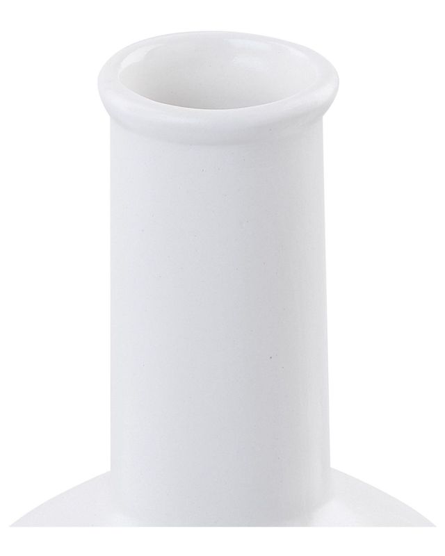Thebes keramisk vase til blomster, hvid, 1 stk.