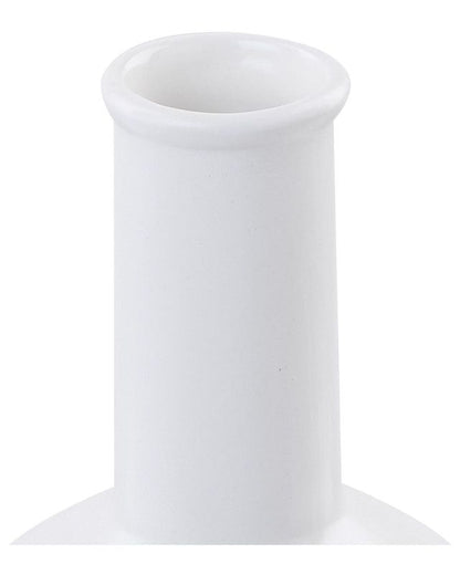 Thebes keramisk vase til blomster, hvid, 1 stk.
