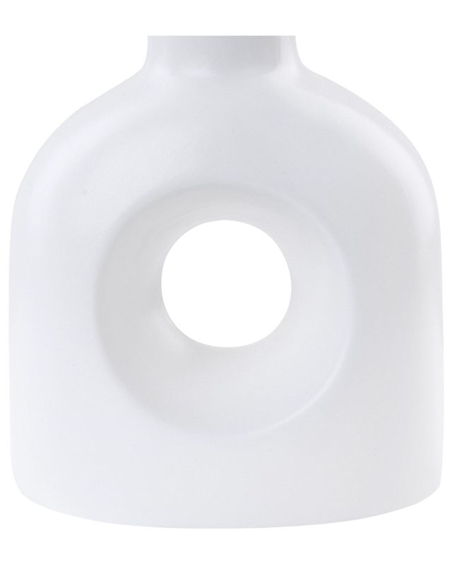 Thebes keramisk vase til blomster, hvid, 1 stk.