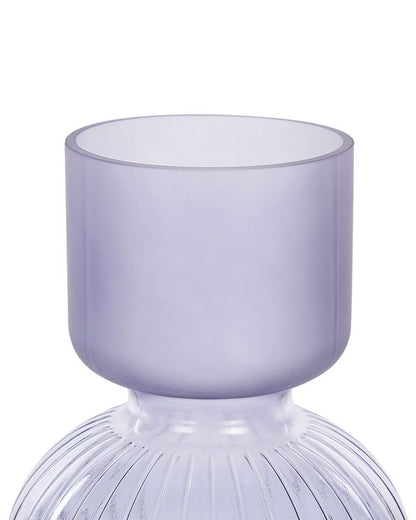 Thetidio vase til blomster i glas, lilla, 1 stk.