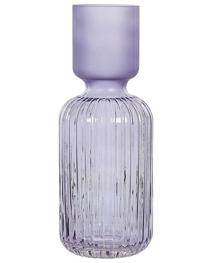 Vase til blomster Tragana glas lilla 1 stk.