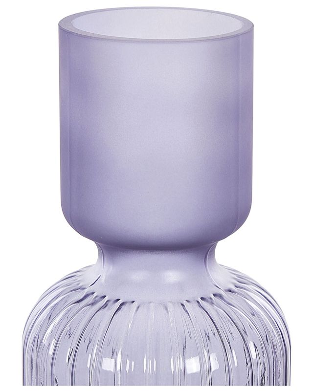 Vase til blomster Tragana glas lilla 1 stk.