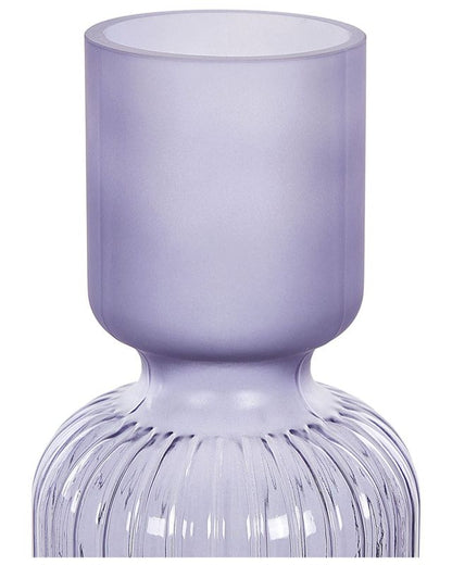 Vase til blomster Tragana glas lilla 1 stk.