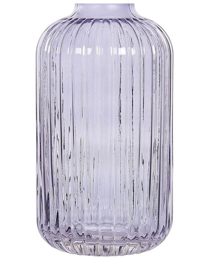 Vase til blomster Tragana glas lilla 1 stk.