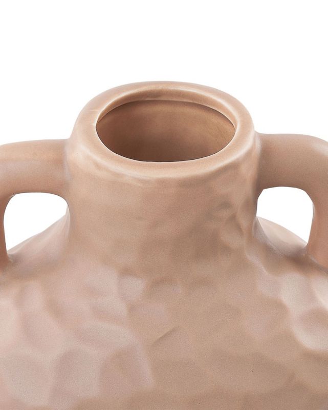 Veria Ceramika sandfarvet vase til blomster, 1 stk.