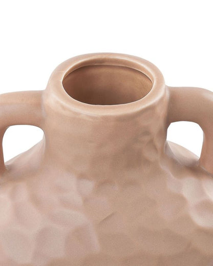 Veria Ceramika sandfarvet vase til blomster, 1 stk.
