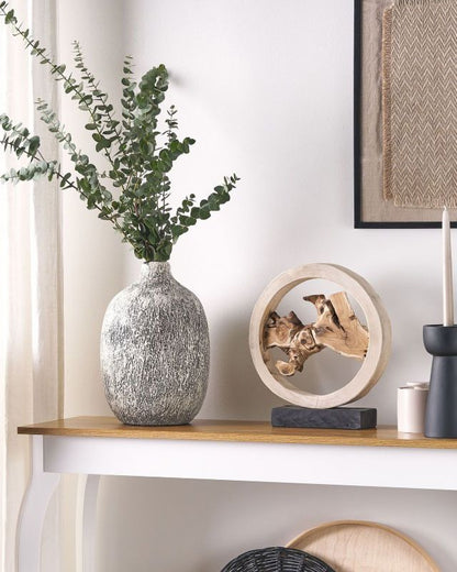 Vase til blomster Vigo keramik grå 1 stk.