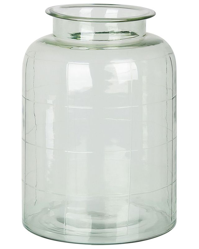 Vindaloo vase til blomster i klart grøn glas, 1 stk.