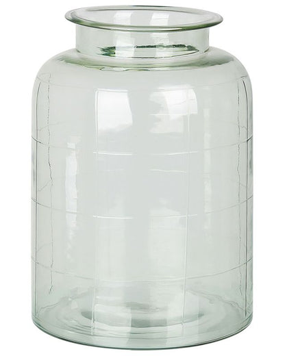 Vindaloo vase til blomster i klart grøn glas, 1 stk.