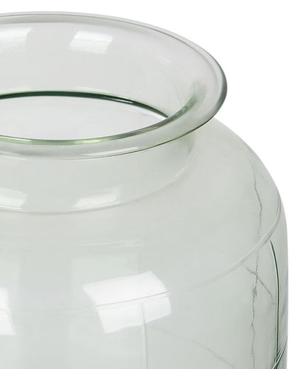 Vindaloo vase til blomster i klart grøn glas, 1 stk.
