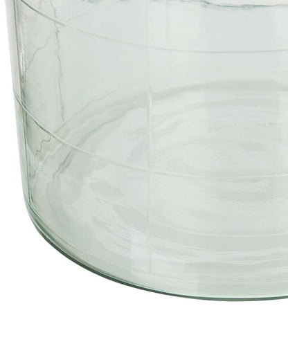 Vindaloo vase til blomster i klart grøn glas, 1 stk.