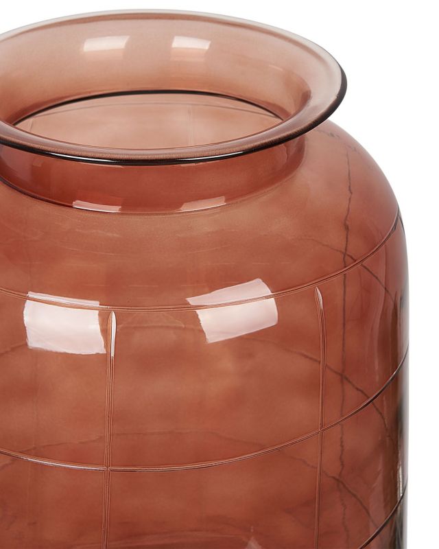 Vindaloo vase til blomster i glas, gyldenbrun, 1 stk.