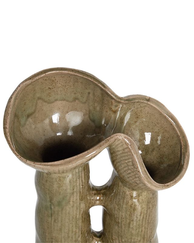Waterpoppy keramisk vase til blomster i grøn – 1 stk.
