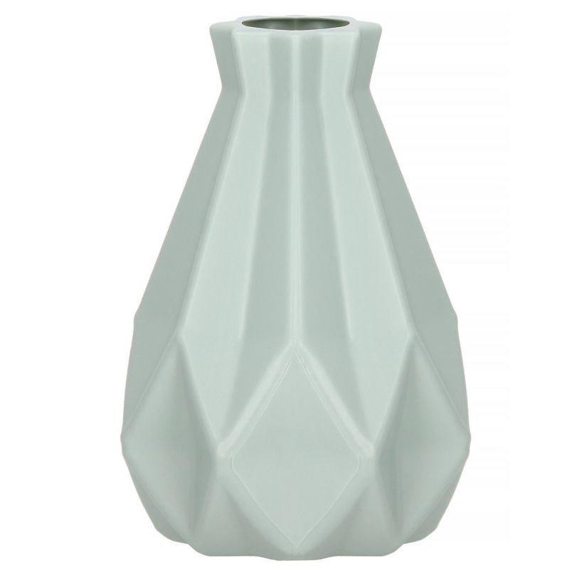 Springos 20 cm uknuselig vase til blomster i mintgrøn skandinavisk stil, 1 stk.