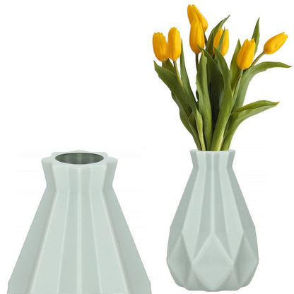 Springos 20 cm uknuselig vase til blomster i mintgrøn skandinavisk stil, 1 stk.