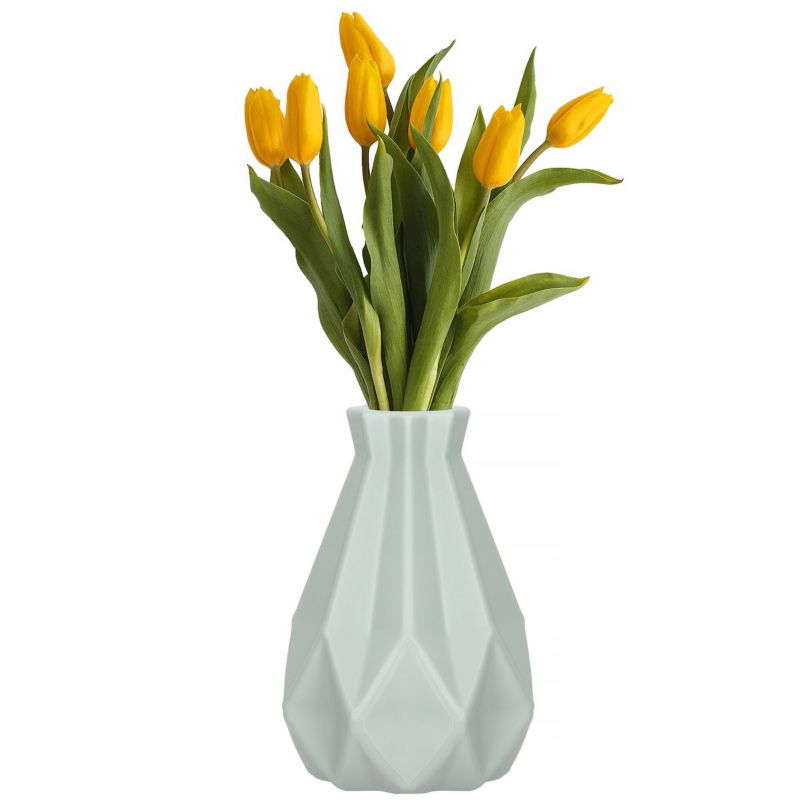 Springos 20 cm uknuselig vase til blomster i mintgrøn skandinavisk stil, 1 stk.