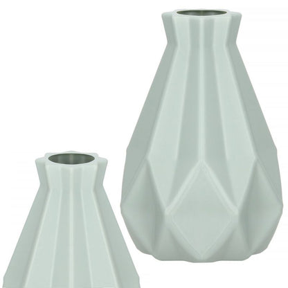 Springos 20 cm uknuselig vase til blomster i mintgrøn skandinavisk stil, 1 stk.