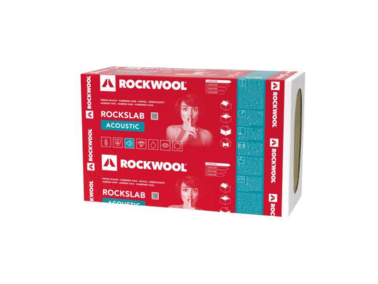 Rockwool Rockslab Acoustic mineraluld 50 mm 4,88 m²