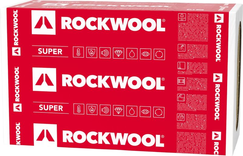 Rockwool Frontrock Super stenuld 100 mm 1,8 m²