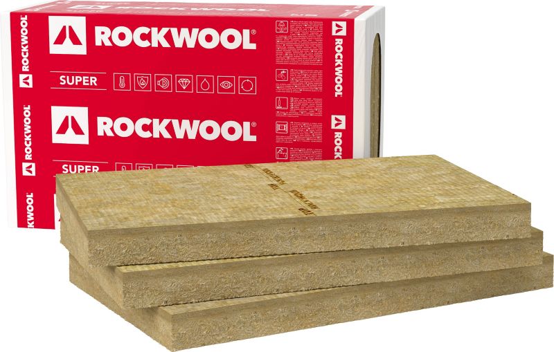 Rockwool Frontrock Super stenuld 100 mm 1,8 m²