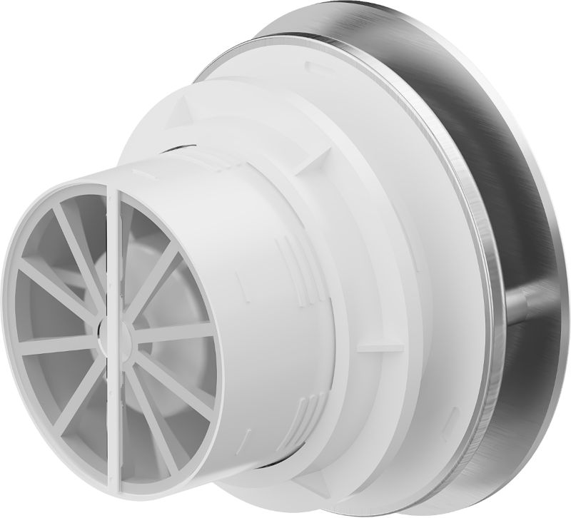 Mexen AXR badeværelsesventilator sølv 100 mm W9602-100-11 1 stk.