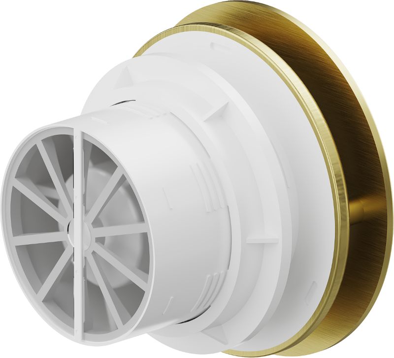 Mexen AXR badeværelsesventilator i guld 100 mm 1 stk.