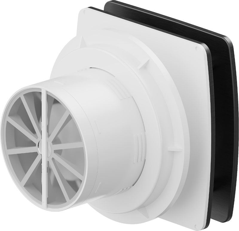 Mexen AXS badeværelsesventilator sort 100 mm W9601-100-70 1 stk.