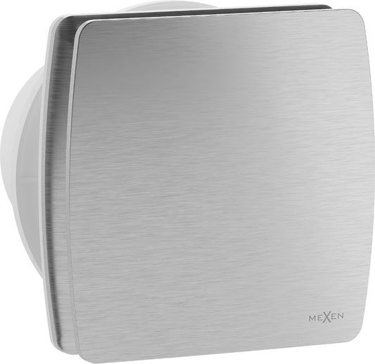 Mexen AXS badeværelsesventilator i sølv, 100 mm, 1 stk.