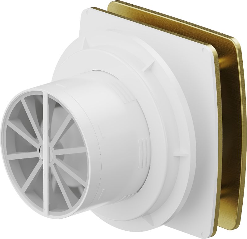 Mexen AXS badeværelsesventilator i guld 100 mm, 1 stk.