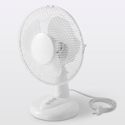 Hvid bordventilator 23 cm