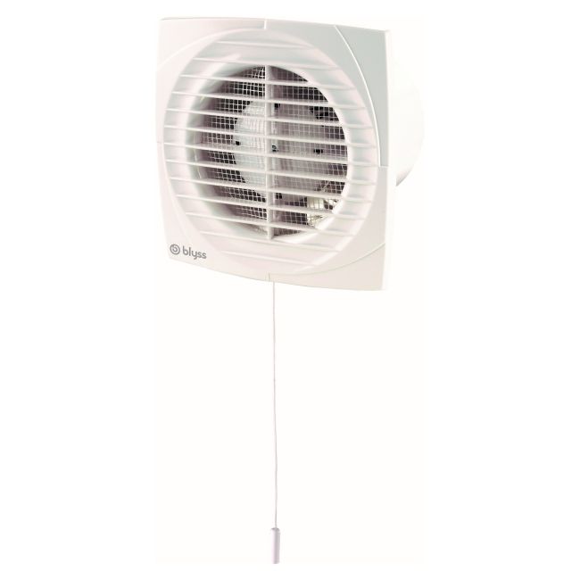 Blyss ventilator med snorafbryder 125 mm