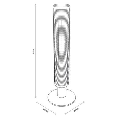 GoodHome søjleventilator 45 W