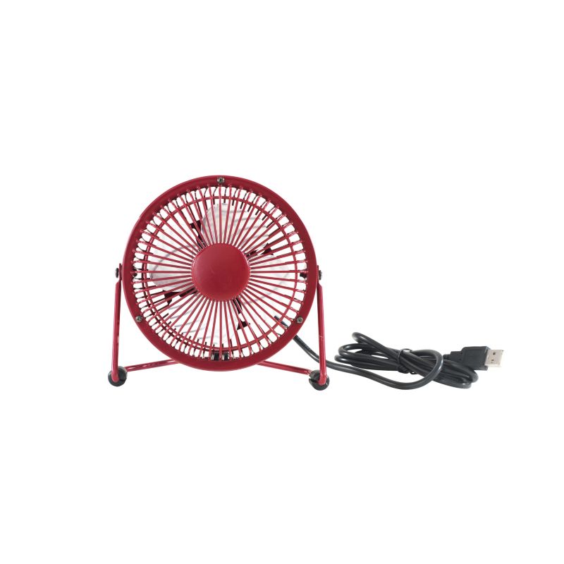 Mini USB-ventilator 10 cm rød