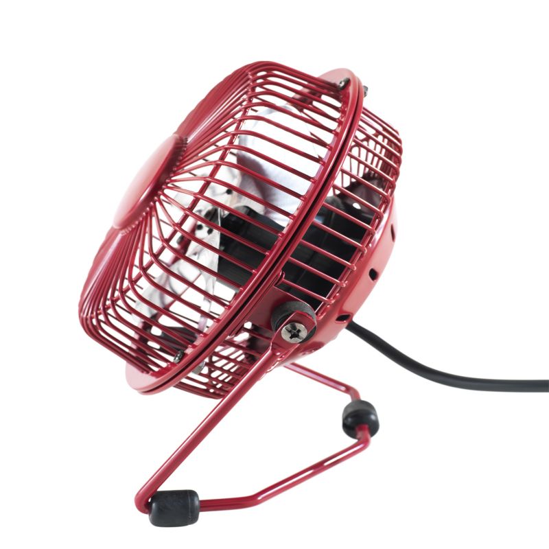 Mini USB-ventilator 10 cm rød