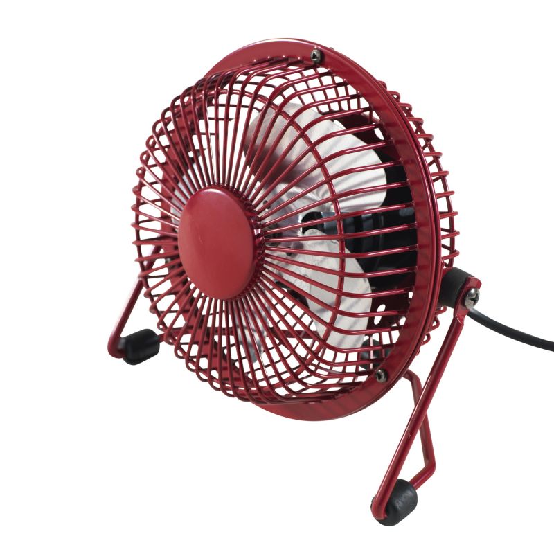 Mini USB-ventilator 10 cm rød