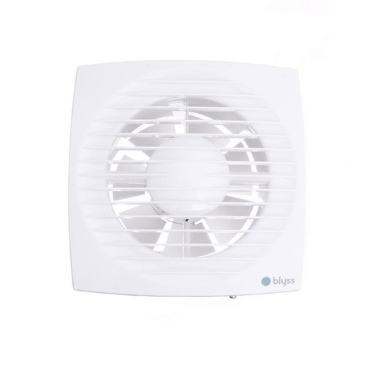 Blyss 125STH aksialventilator med tidsur og fugtsensor