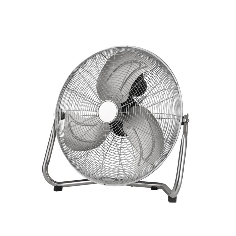 Gulvventilator 110 W 45 cm krom